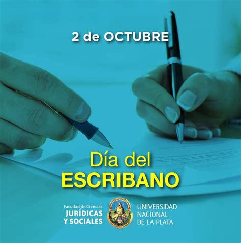 De Octubre D A Del Escribano Facultad De Ciencias Jur Dicas Y Sociales