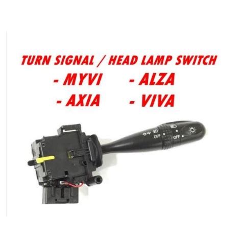 Perodua Myvi Right Turn Signal Head Lamp Switch Half Viva