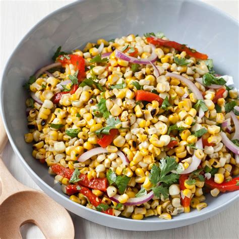 Roasted Corn And Red Pepper Salad Recipe Rachel Soszynski