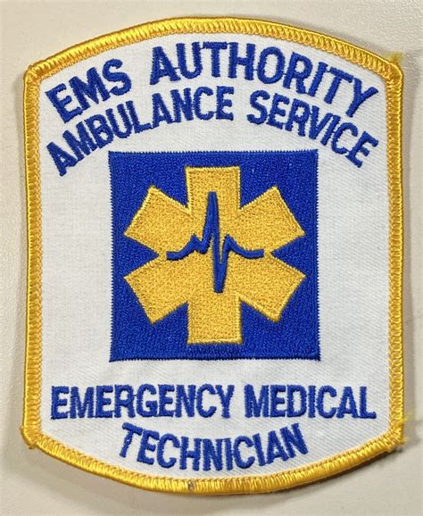 Ems Authority Ambulance Service Emt Patch Ebay