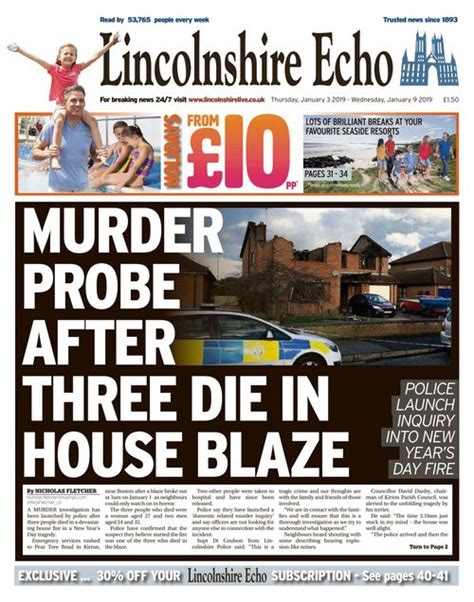 Lincolnshire Echo 2019 01 03