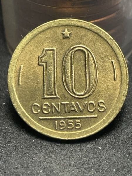 MOEDA DO BRASIL DE CUPRO NÍQUEL 10 CENTAVOS 1951 SÉR