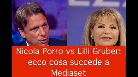 Nicola Porro Vs Lilli Gruber Ecco Cosa Succede A Mediaset YouTube