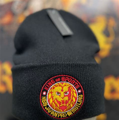 NJPW Logo Beanie Hat | Shop RevPro