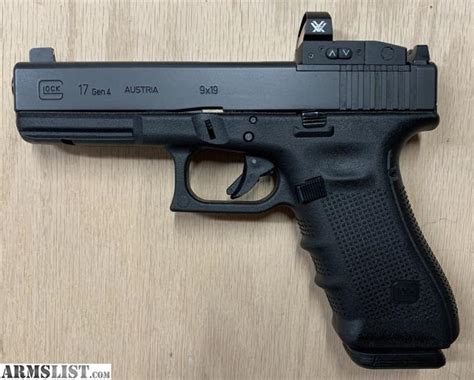 ARMSLIST For Sale Glock 17 MOS Gen 4 W Vortex Venom Red Dot