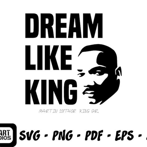 Dream Like Martin Svg Etsy