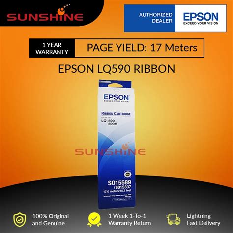 Ready Stock Epson Original Ribbon Lq S Lq H Lq