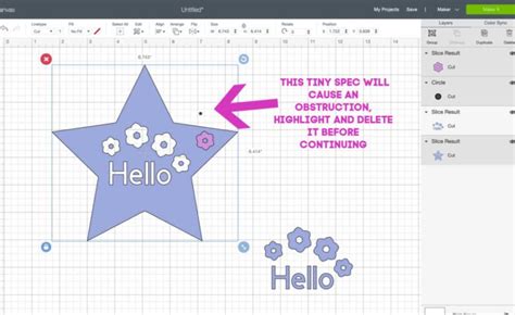 How To Slice In Cricut With Printable Instructions Extraordinary Chaos