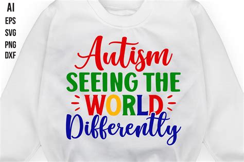 Autism Seeing The World Differently Svg Graphic By Teeking