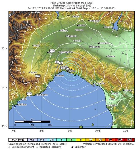 Terremoto Forte Scossa Di Magnitudo A Genova Avvertita Fino A