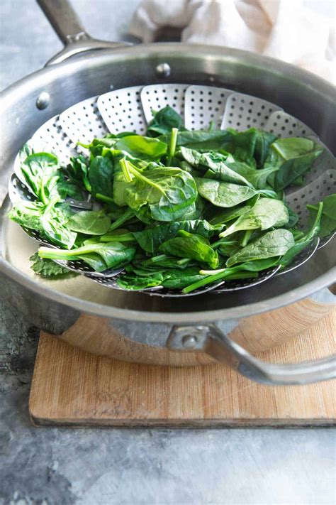 Steamed Spinach Culinary Hill