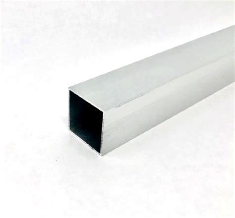 1 25 X 125 Wall 6063T52 Alum Square Tube Alcobra Metals