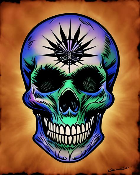 Grateful Dead Steal Your Face Skull Graphic · Creative Fabrica