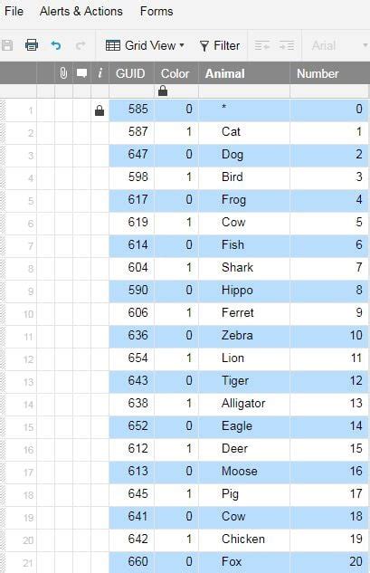 Alternating Row Colors — Smartsheet Community