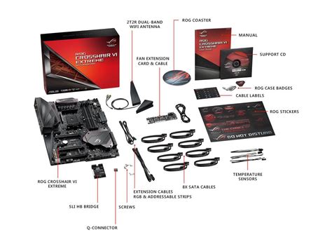 Asus Rog Crosshair Vi Extreme Am4 Amd X370 Sata 6gbs Usb 31 Extended Atx Amd Motherboard Best