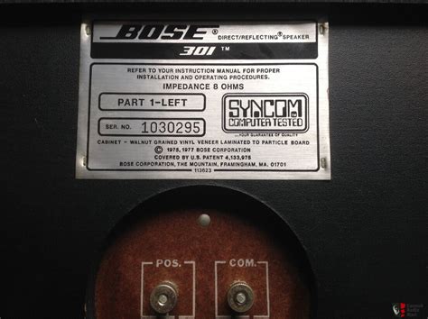 Bose 301 Series 1 Speakers Photo 1531129 Us Audio Mart