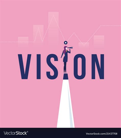 Vision Concept In Business With Icon Royalty Free Vector