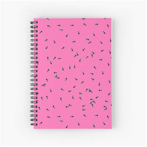 Cuaderno De Espiral Las Hormigas Rosadas Van Marchando Hormigas