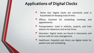 Presentation of digital clock with description | PPT