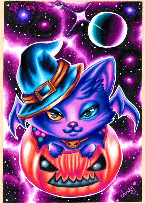 Little Candy Gamer Cosmic Pumpkin Cat League Of Legends