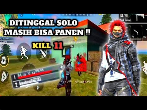 Ditinggal Solo Masih Bisa Panen Free Fire Battlegrounds Youtube