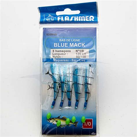 Flashmer Bas De Ligne Blue Mack