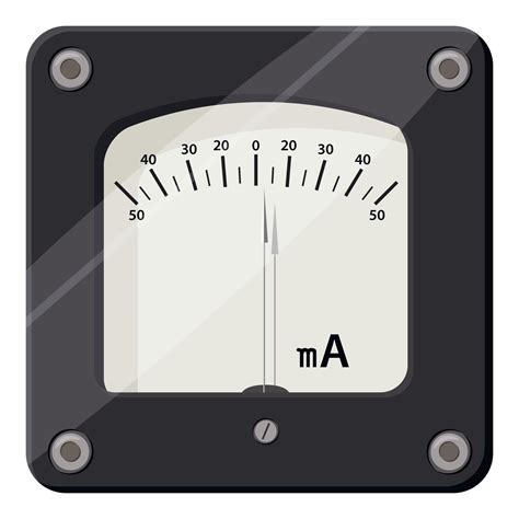 Ammeter Icon Cartoon Style Vector Art At Vecteezy