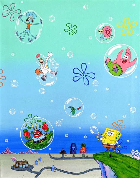 SpongeBob Painting, Done by Me : painting