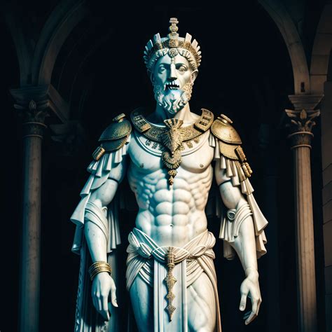 A Realistic Full Length Greek White Marble Statue Of Marcus Aurelius Wearing A Ghostly Toga