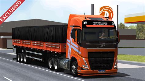 Skin Volvo Fh Performance Edition Laranja Qualificado Exclusivo