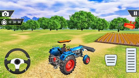 Harvester Tractor Farming Simulator Real Tractor Driving