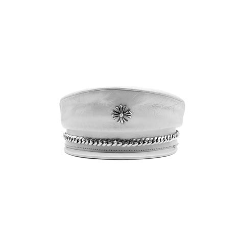 Chrome Hearts Chrome Hearts BELLA White Beret Hat | Grailed