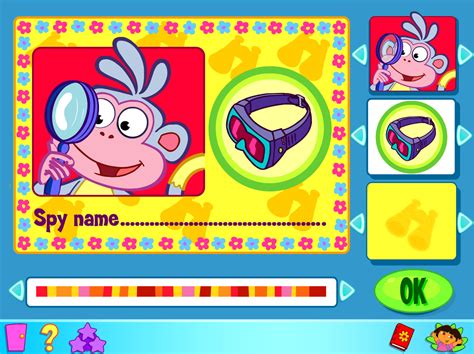 Dora the Explorer Click & Create! 21: Super Spies - Play Online on Flash Museum 🕹️