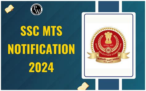 SSC MTS 2024 Notification Vacancy Exam Date Eligibility