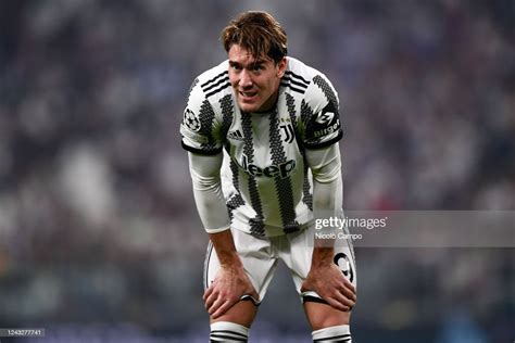 Dusan Vlahovic Of Juventus Fc Looks Dejected During The Uefa News