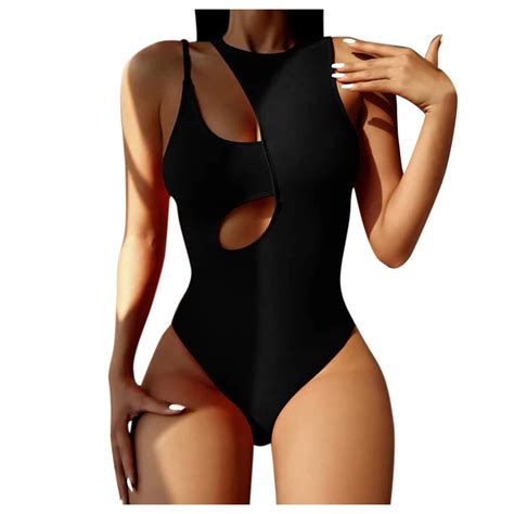 Golikeit One Piece Swimsuits For Women Halter Cut Out Sexy One Piece Bathing Suit For Beach Or