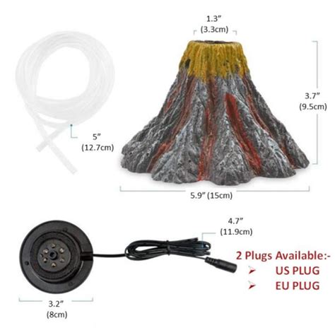 Aquarium Volcano Ornament Kit Itvalore