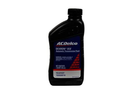 6 Quarts Gm Ac Delco Automatic Transmission Fluid Dexron Ulv 19352619