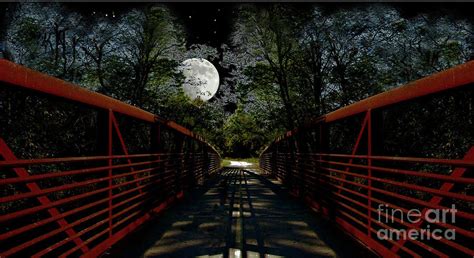 Bridge In The Moon Light Photograph By Cedric Hampton