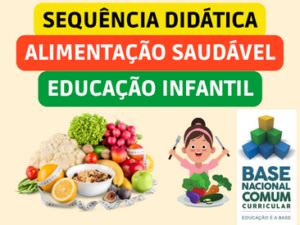 Sequ Ncia Did Tica Alimenta O Saud Vel Para Educa O Infantil