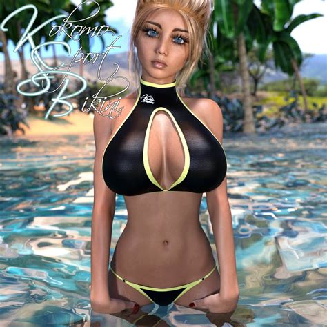 Kokomo Sport Bikini For Genesis 8 Female Daz Content By Causam3D