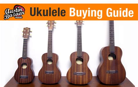 Ukulele Buying Guide | Different Ukulele Sizes - Austin Bazaar