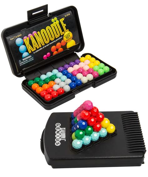 Kanoodle: Over 100 brainteasing puzzles in a portable travel size.