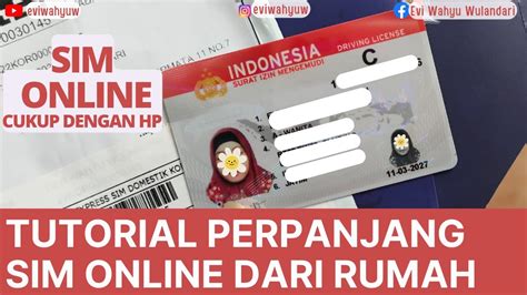 CARA PERPANJANG SIM ONLINE TERBARU JULI 2023 CARA PERPANJANGAN SIM