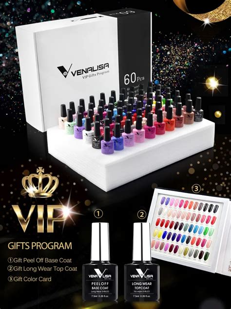 Venalisa Best Sale Oem Logo 60 Colors Gel Lacquer Varnish Enamel