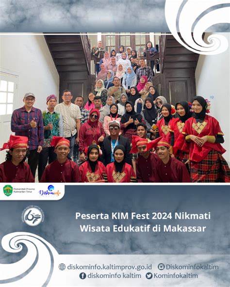 Peserta Kim Fest Nikmati Wisata Edukatif Di Makassar Diskominfo