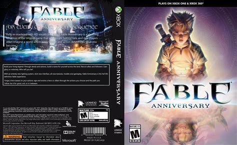 Made a Xbox One/Xbox 360 cover for FA. Feedback will be accepted. : r/Fable