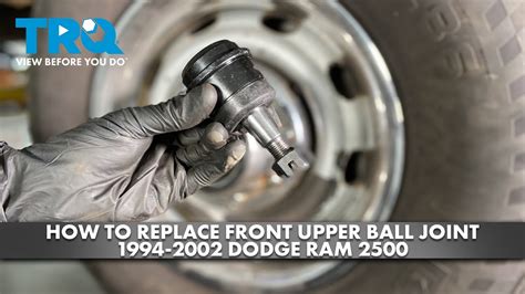 How To Replace Front Upper Ball Joint Dodge Ram Youtube