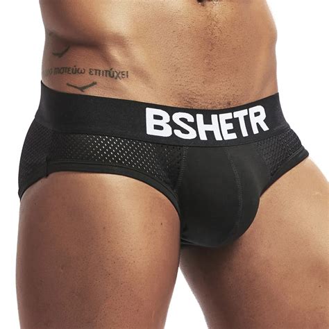 Bshetr Brand Breathable Men Underwear Men Briefs Cotton Underpants U