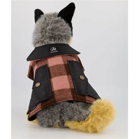 Wool Dog Coat With Fleece Lining For Warmth And Protection Dog